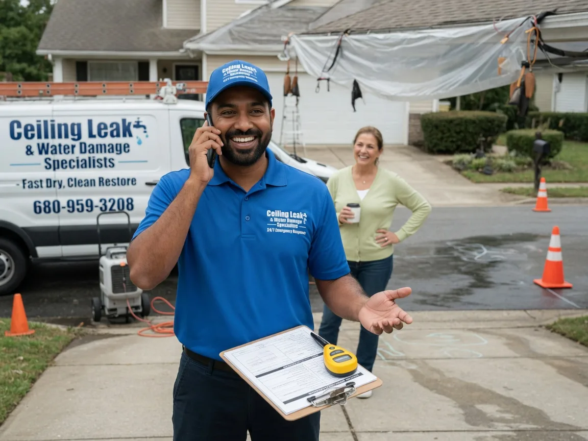 Ceiling Leak Cleanup Byromville, GA FAQs